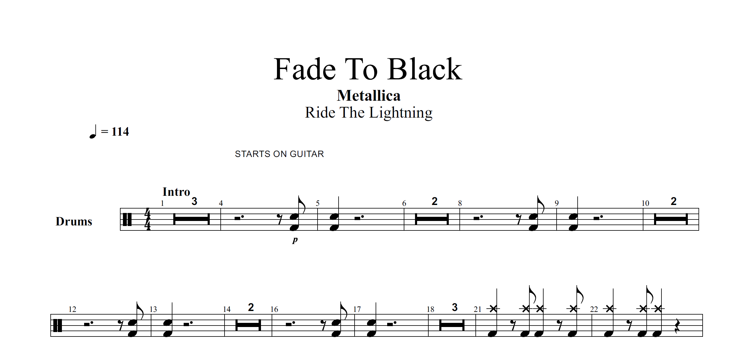 fade to black songster fade to black songster