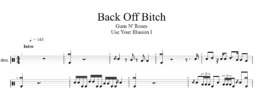 Back Off Bitch - preview