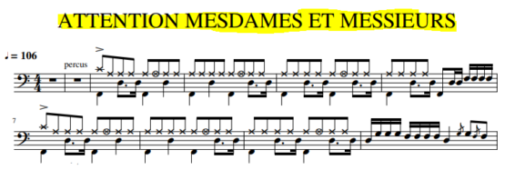 ATTENTION MESDAMES ET MESSIEURS - Michel Fugain
