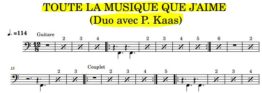 Capture Toute la musique que j'aime - Duo avec P. Kaas