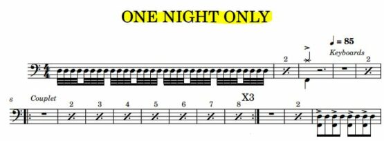 ONE NIGHT ONLY - Willkommen