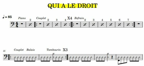 QUI A LE DROIT - Patrick Bruel