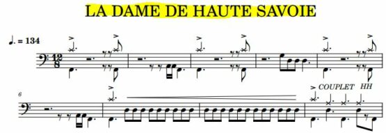 LA DAME DE HAUTE SAVOIE - Francis Cabrel