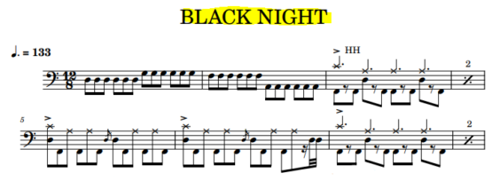 BLACK NIGHT - Deep Purple