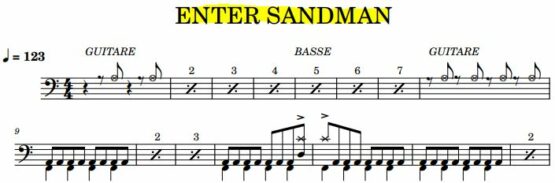 ENTER SANDMAN - Metallica
