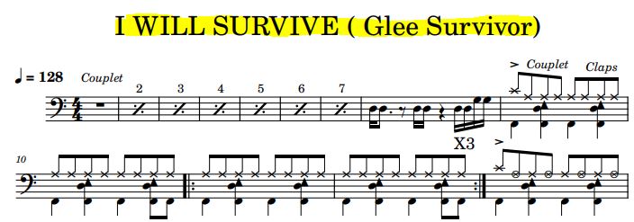 Capture I will survive ( Glee Survivor)