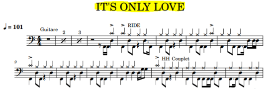IT'S ONLY LOVE - Bryan Adams