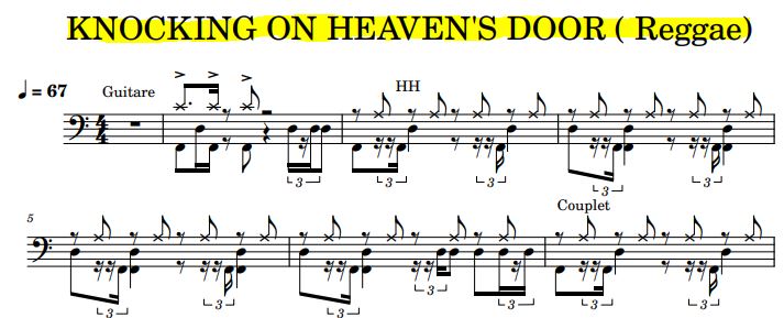 Capture Knocking on heaven's door (Reggae)