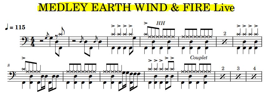 Capture Medley Earth Wind & Fire Live