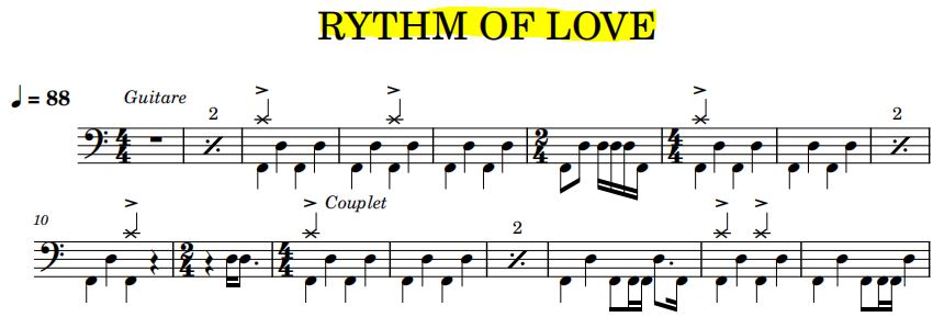 Capture Rythm of love