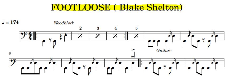 Capture Footloose ( Blake Shelton)