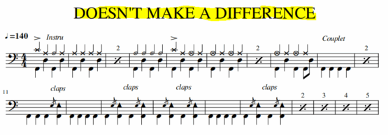 DOESN'T MAKE A DIFFERENCE - Aaron Crawford
