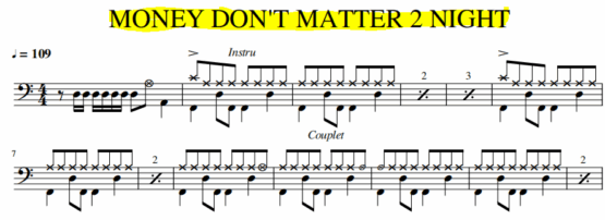 MONEY DON'T MATTER 2 NIGHT - Prince
