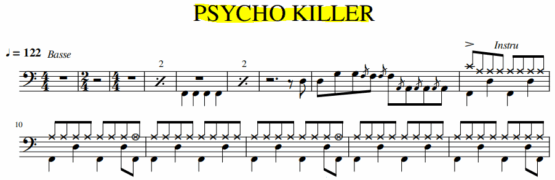 PSYCHO KILLER - Talking Heads