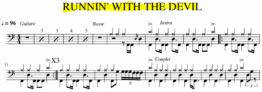 RUNNIN' WITH THE DEVIL - Van Halen
