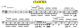 CLOCKS (Drum version) - Coldplay